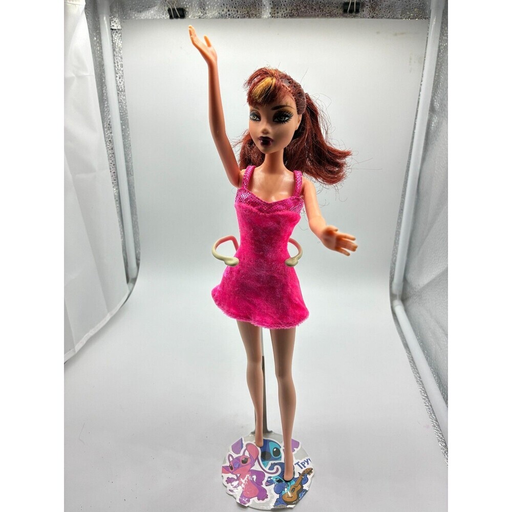 My Scene Barbie Doll Madison in Sparkly Pink Fuzzy Dress